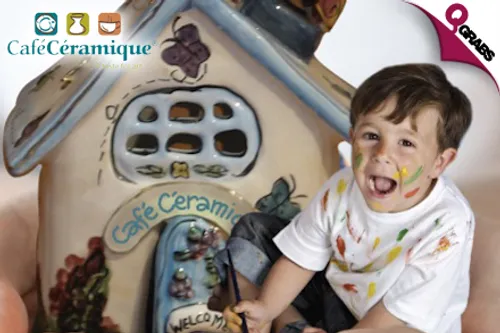 For QR75 explore your artistic side and beautify any ceramic piece (QR150 Value)